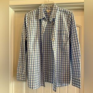 J. Crew Blue Gingham Women's Blouse